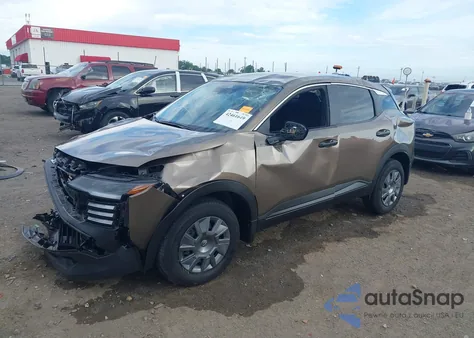 2025 Nissan Kicks S z USA, uszkodzony, nr VIN 3N8AP6BA1SL329308